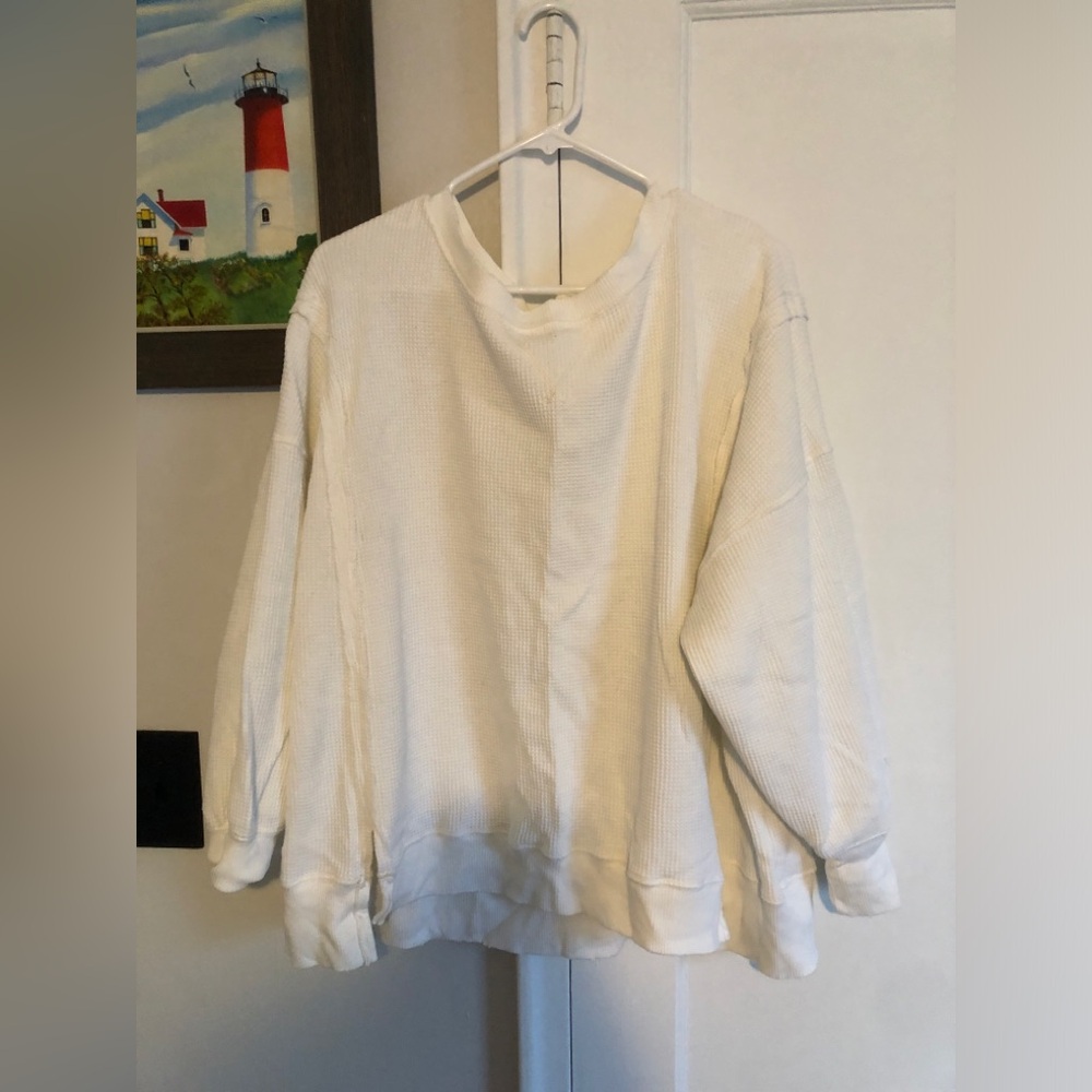 American Eagle Outfitters white long sleeve